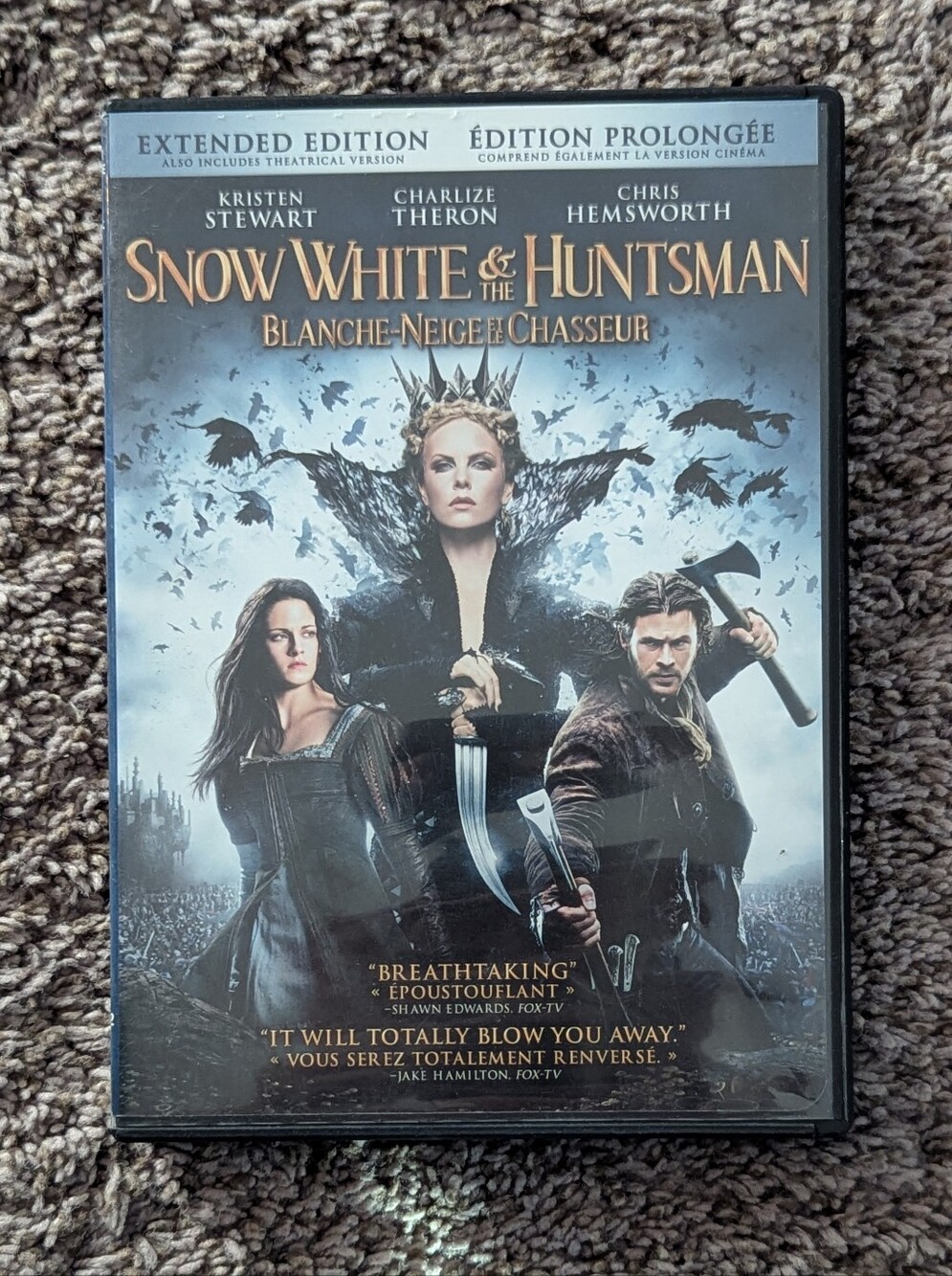 Snow White and the Huntsman Extended Edition DVD Movie
